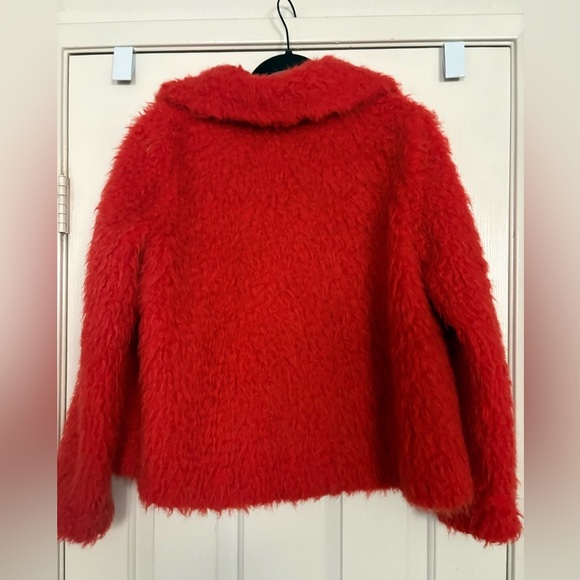 STAND Studio Noemi Faux Shearling Coat Size 2 (34) - Picture 6 of 6